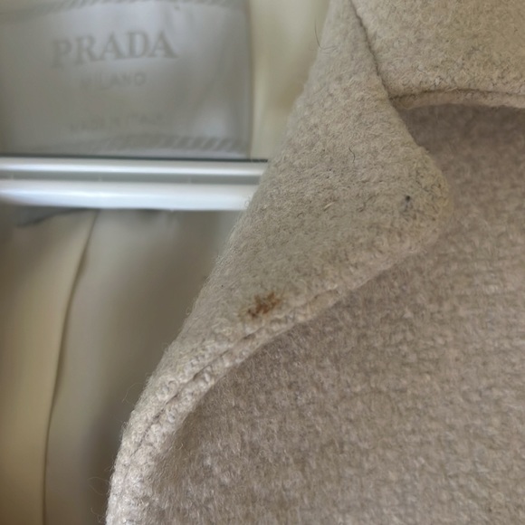 PRADA Single Breasted Wool Coat Size 44 - Picture 13 of 14
